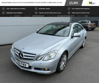 USED 2010 10 MERCEDES-BENZ E-CLASS 3.0 E350 CDI V6 BlueEfficiency SE Coupe 2dr Diesel G-Tronic Euro 5 (231 ps) 