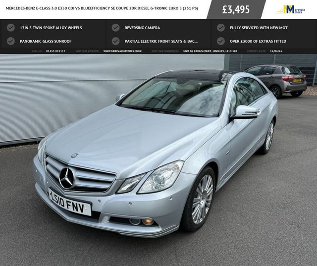View our MERCEDES-BENZ E-CLASS