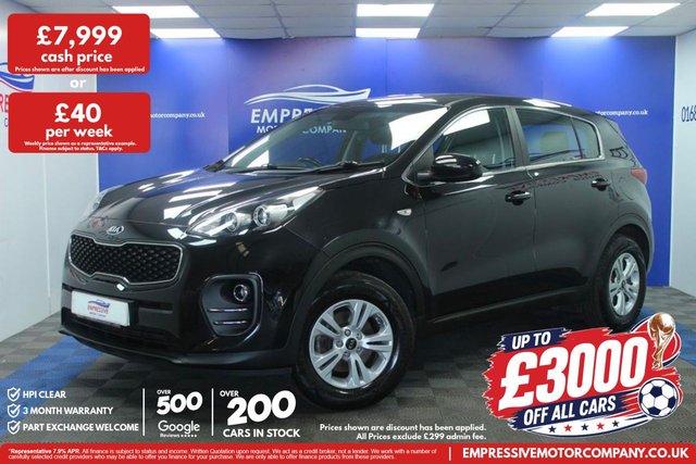 View our Kia Sportage 1.6 GDi 1 SUV 5dr Petrol Manual Euro 6 (s/s) (130 bhp)