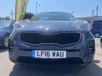 USED 2016 16 KIA SPORTAGE 1.7 CRDi 2 SUV 5dr Diesel Manual Euro 6 (s/s) (114 bhp) FACTORY SAT-NAV & REVERSE CAMERA: