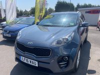 USED 2016 16 KIA SPORTAGE 1.7 CRDi 2 SUV 5dr Diesel Manual Euro 6 (s/s) (114 bhp) FACTORY SAT-NAV & REVERSE CAMERA: