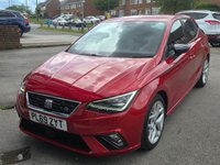 USED 2019 69 SEAT IBIZA 1.0 TSI FR Hatchback 5dr Petrol Manual Euro 6 (s/s) GPF (115 ps) 6 MONTHS RAC WARRANTY 2 KEYS