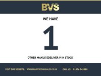 USED 2024 24 MAXUS EDELIVER 9 65kWh Low loader Luton  Cab 2dr Electric Auto FWD L3 (204 ps) BARN STYLE REAR DOORS,LOW LOADER