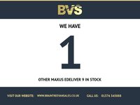 USED 2024 24 MAXUS EDELIVER 9 65kWh Low loader Luton  Cab 2dr Electric Auto FWD L3 (204 ps) BARN STYLE REAR DOORS,LOW LOADER
