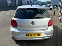 USED 2017 67 VOLKSWAGEN POLO 1.0 Match Edition Hatchback 5dr Petrol Manual Euro 6 (s/s) (60 ps) Front & Rear Sensors