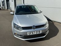 USED 2017 67 VOLKSWAGEN POLO 1.0 Match Edition Hatchback 5dr Petrol Manual Euro 6 (s/s) (60 ps) Front & Rear Sensors