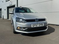 USED 2017 67 VOLKSWAGEN POLO 1.0 Match Edition Hatchback 5dr Petrol Manual Euro 6 (s/s) (60 ps) Front & Rear Sensors