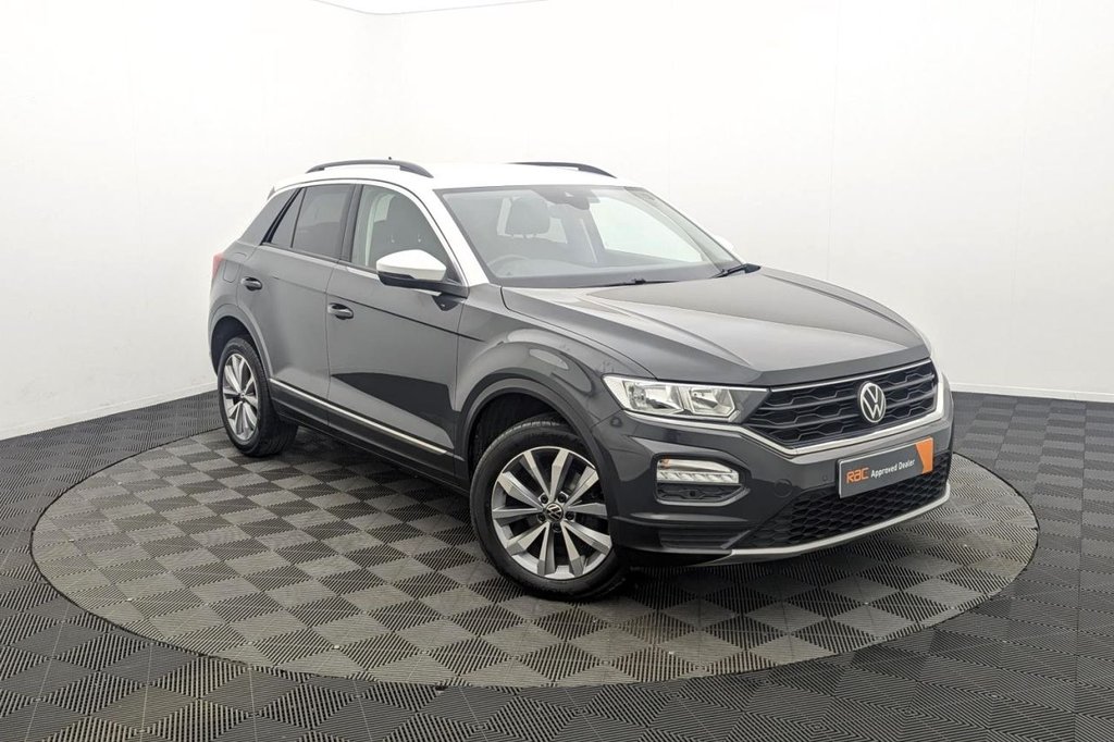 USED 2021 21 VOLKSWAGEN T-ROC 1.0 TSI Design SUV 5dr Petrol Manual Euro 6 (s/s) (110 ps) Car Play, Cruise, Sensors