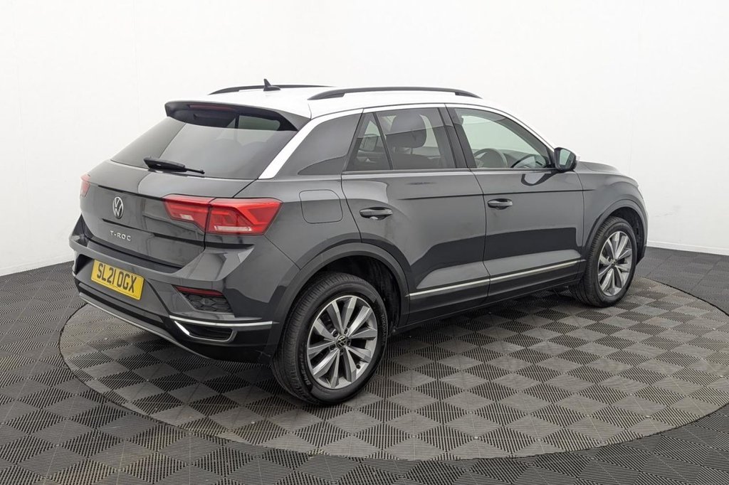 USED 2021 21 VOLKSWAGEN T-ROC 1.0 TSI Design SUV 5dr Petrol Manual Euro 6 (s/s) (110 ps) Car Play, Cruise, Sensors