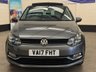 USED 2017 17 VOLKSWAGEN POLO 1.0 TSi SEL Panoramic Hatchback 5 Door Petrol Manual Euro 6 (s/s) (110 bhp) 9 VW SERVICES TO 45,157 MILES