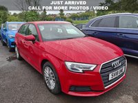 USED 2018 18 AUDI A3 1.6 TDI SE Technik Sportback 5dr Diesel Manual Euro 6 (s/s) (116 ps) DAB RADIO + CARPLAY/ANDROID AUTO