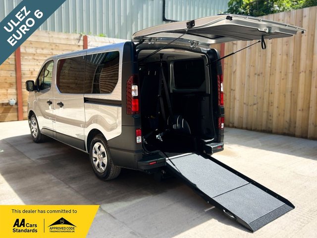 View our Renault Trafic 5 Seat Auto Wheelchair Accessible Disabled Access Vehicle WAV