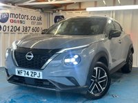 USED 2024 74 NISSAN JUKE 1.6 N-Connecta SUV 5dr Petrol Hybrid Auto Euro 6 (143 ps)+2 KEYS+1 FORMER KEEPER+HISTORY+HALF LEATHER SEATS+PARK CONTROL+NAV+PRIVACY+MEDIA+BLUETOOTH+DIGITAL DASH+APPS+USB+DAB+ALLOYS+CLIMATE+CRUISE+ 2 KEYS+1 FORMER KEEPER+HISTORY+HALF LEATHER SEATS+PARK CONTROL+NAV+PRIVACY+MEDIA+BLUETOOTH+DIGITAL DASH+APPS+USB+DAB+ALLOYS+CLIMATE+CRUISE+HPI CLEAR
