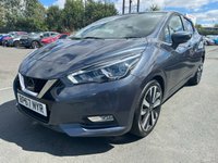 USED 2017 67 NISSAN MICRA 0.9 Petrol (IG-T), Tekna, 5 Door Hatchback, Manual, Euro 6. FULL 12 MONTH MOT WITH EVERY CAR