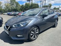 USED 2017 67 NISSAN MICRA 0.9 Petrol (IG-T), Tekna, 5 Door Hatchback, Manual, Euro 6. FULL 12 MONTH MOT WITH EVERY CAR