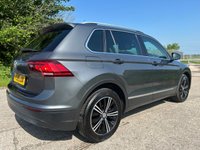 USED 2018 18 VOLKSWAGEN TIGUAN 2.0 TDI SE SUV 5dr Diesel Manual Euro 6 (s/s) (150 ps) APPLE CARPLAY/ANDROID AUTO + PARKING SENSORS FRONT & REAR + EXCEPTIONAL FAMILY SUV + ADAPTIVE CRUISE CONTROL + REAR TRAY-TABLES WITH CUPHOLDERS + 3-ZONE CLIMATE CONTROL WITH ELECTRONIC AIR CON + SAT NAV + LANE ASSIST + REMOTE CENTRAL LOCKING WITH 2 KEYS + BLUETOOTH WITH USB PORTS + MULTIFUNCTION LEATHER TRIMMED STEERING WHEEL + RAIN SENSING WIPERS + 18' PATAGONIA ALLOY WHEELS WITH TPMS
