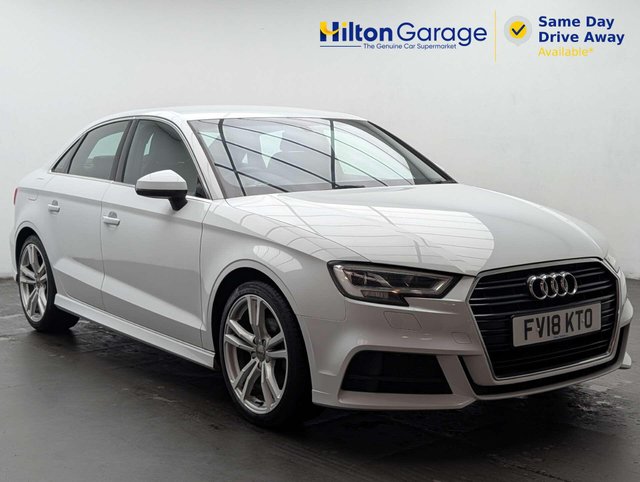 USED 2018 18 AUDI A3 1.5 A3 S Line TFSI 4dr CLICK+COLLECT / HOME DELIVERY