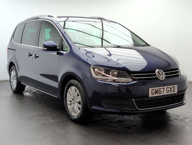 USED 2018 67 VOLKSWAGEN SHARAN 1.4 Sharan SE Nav BlueMotion Technology TSi Semi-Auto 5dr CLICK+COLLECT / HOME DELIVERY