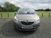 USED 2010 60 VAUXHALL MERIVA 1.4i 16V Exclusiv 5 door Petrol 2 owners from new.