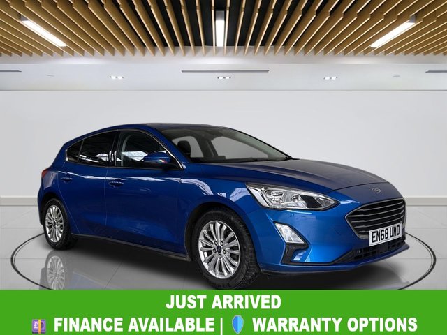 2018 68 FORD FOCUS 1.0T EcoBoost Titanium Hatchback 5dr Petrol Manual Euro 6 (s/s) (125 ps) Bluetooth | Climate Control