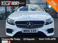 USED 2018 18 MERCEDES-BENZ E-CLASS 2.0 E220d AMG Line Coupe 2dr Diesel G-Tronic+ Euro 6 (s/s) (194 ps) 2 KEYS, 12 MONTHS MOT AND FRESH SERVICE