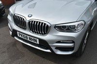 USED 2018 68 BMW X3 2.0 20d xLine SUV 5dr Diesel Auto xDrive Euro 6 (s/s) (190 ps) FBMWSH - 2 KEYS