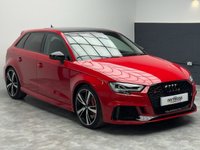 USED 2019 19 AUDI RS3 2.5 TFSI Audi Sport Edition Sportback 5dr Petrol S Tronic quattro Euro 6 (s/s) (400 ps) C&S Pack/ Pan Roof/ RS Exhaust