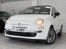 USED 2015 15 FIAT 500 1.2 8V Cult Hatchback 3dr Petrol Manual Euro 6 (s/s) (69 bhp) LOW MILES+RED LEATHER+&pound;35 TAX