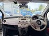 USED 2015 15 FIAT 500 1.2 8V Cult Hatchback 3dr Petrol Manual Euro 6 (s/s) (69 bhp) LOW MILES+RED LEATHER+&pound;35 TAX