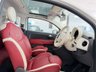 USED 2015 15 FIAT 500 1.2 8V Cult Hatchback 3dr Petrol Manual Euro 6 (s/s) (69 bhp) LOW MILES+RED LEATHER+&pound;35 TAX