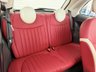 USED 2015 15 FIAT 500 1.2 8V Cult Hatchback 3dr Petrol Manual Euro 6 (s/s) (69 bhp) LOW MILES+RED LEATHER+&pound;35 TAX