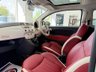 USED 2015 15 FIAT 500 1.2 8V Cult Hatchback 3dr Petrol Manual Euro 6 (s/s) (69 bhp) LOW MILES+RED LEATHER+&pound;35 TAX