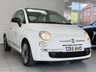 USED 2015 15 FIAT 500 1.2 8V Cult Hatchback 3dr Petrol Manual Euro 6 (s/s) (69 bhp) LOW MILES+RED LEATHER+Â£35 TAX
