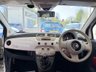 USED 2015 15 FIAT 500 1.2 8V Cult Hatchback 3dr Petrol Manual Euro 6 (s/s) (69 bhp) LOW MILES+RED LEATHER+Â£35 TAX