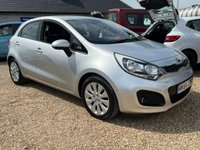 USED 2014 64 KIA RIO 1.4 2 Hatchback 5dr Petrol Manual Euro 5 (107 bhp) Low Insurance + Bluetooth & Air Conditioning