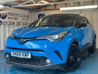 USED 2018 68 TOYOTA C-HR 1.8 VVT-h Dynamic SUV 5dr Petrol Hybrid CVT Euro 6 (s/s) (122 ps)+2 KEYS+2 FORMER KEEPERS+CRUISE+FSH 7 STAMPS+PARK CONTROL WITH CAM+HEATED SEATS+CLIMATE+BLUETOOTH+MEDIA+APPS+DAB+PRIVACY+ALLOYS+HPI CLEAR+VOSA HISTORY+FULL DEALER FACILITIES+FINANCE ARRANGED+CLEAN +GREAT DRIVE+GOOD MPG 2 KEYS+2 FORMER KEEPERS+CRUISE+FSH 7 STAMPS+PARK CONTROL WITH CAM+HEATED SEATS+CLIMATE+BLUETOOTH+MEDIA+APPS+DAB+PRIVACY+ALLOYS+HPI CLEAR