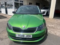 USED 2018 18 SKODA FABIA 1.0 Colour Edition Hatchback 5dr Petrol Manual Euro 6 (s/s) (75 ps) 