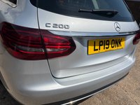 USED 2019 19 MERCEDES-BENZ C-CLASS 1.5 C200 MHEV EQ Boost Sport Estate 5dr Petrol G-Tronic+ Euro 6 (s/s) (198 ps) BLACK LEATHER HEATED ELECTRIC SPORT