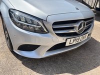 USED 2019 19 MERCEDES-BENZ C-CLASS 1.5 C200 MHEV EQ Boost Sport Estate 5dr Petrol G-Tronic+ Euro 6 (s/s) (198 ps) BLACK LEATHER HEATED ELECTRIC SPORT