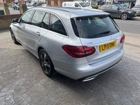 USED 2019 19 MERCEDES-BENZ C-CLASS 1.5 C200 MHEV EQ Boost Sport Estate 5dr Petrol G-Tronic+ Euro 6 (s/s) (198 ps) BLACK LEATHER HEATED ELECTRIC SPORT