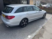 USED 2019 19 MERCEDES-BENZ C-CLASS 1.5 C200 MHEV EQ Boost Sport Estate 5dr Petrol G-Tronic+ Euro 6 (s/s) (198 ps) BLACK LEATHER HEATED ELECTRIC SPORT