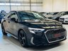 USED 2020 70 AUDI A3 1.5 TFSI 35 S line Saloon 4dr Petrol Manual Euro 6 (s/s) (150 ps) Mythos Black | Black Leather Interior | Heated Seats | Reverse Camera | Privacy Glass | ULEZ OK