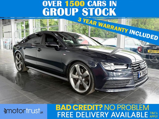 View our Audi A7 3.0 TDI V6 Black Edition Sportback 5dr Diesel S Tronic quattro Euro 6 (s/s) (272 ps)