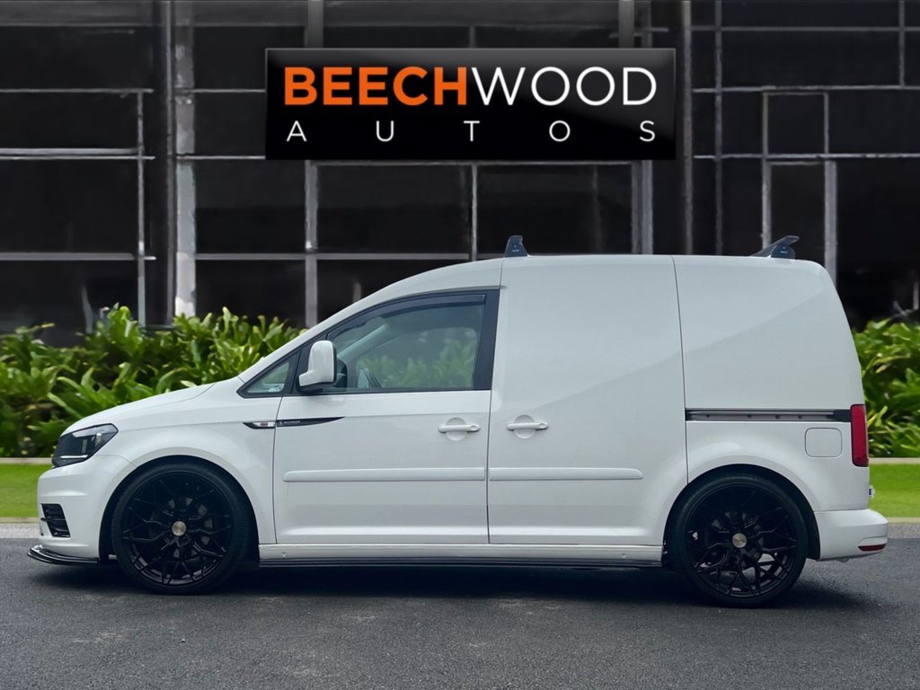 USED 2016 66 VOLKSWAGEN CADDY 2.0 TDI C20 BlueMotion Tech Trendline Panel Van 5dr Diesel DSG SWB Euro 6 (s/s) (102 ps) COILOVERS / NEW 19'S