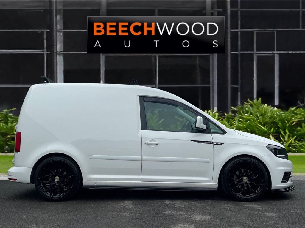 USED 2016 66 VOLKSWAGEN CADDY 2.0 TDI C20 BlueMotion Tech Trendline Panel Van 5dr Diesel DSG SWB Euro 6 (s/s) (102 ps) COILOVERS / NEW 19'S