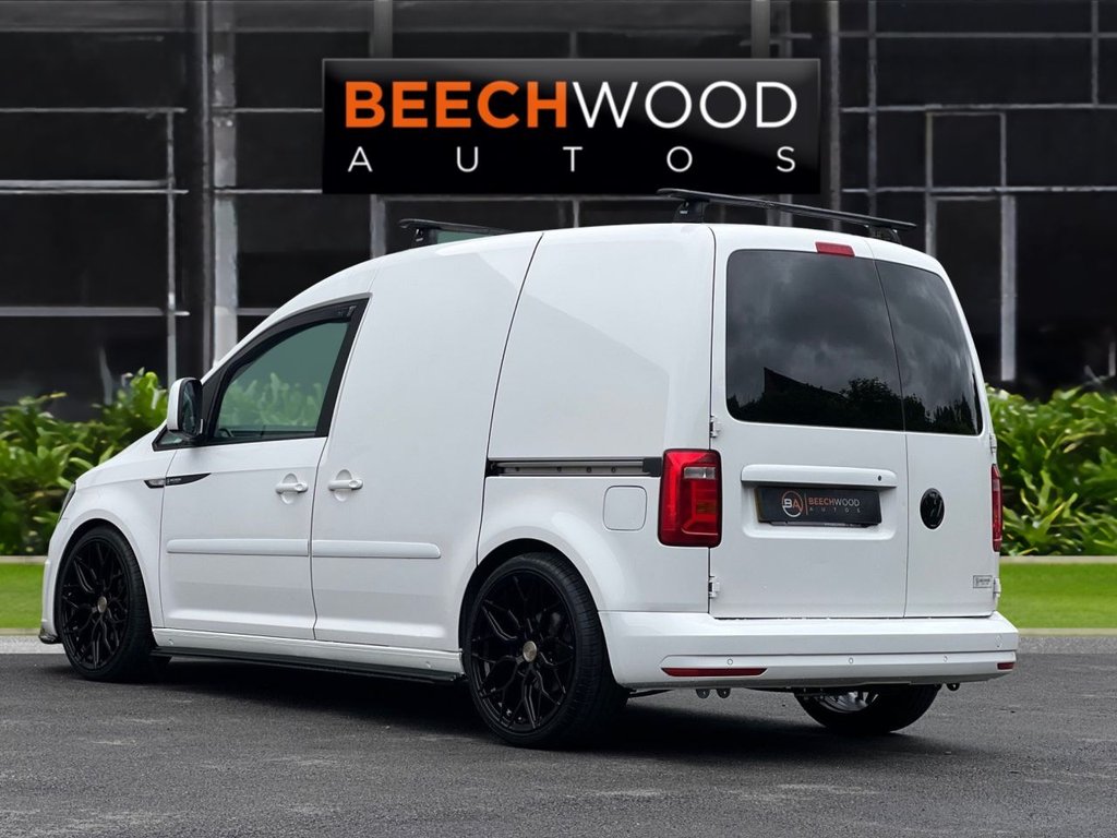 USED 2016 66 VOLKSWAGEN CADDY 2.0 TDI C20 BlueMotion Tech Trendline Panel Van 5dr Diesel DSG SWB Euro 6 (s/s) (102 ps) COILOVERS / NEW 19'S
