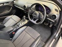 USED 2018 68 AUDI A3 1.5 TFSI CoD 35 Black Edition Sportback 5dr Petrol S Tronic Euro 6 (s/s) (150 ps) Virtual Cockpit
