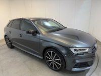 USED 2018 68 AUDI A3 1.5 TFSI CoD 35 Black Edition Sportback 5dr Petrol S Tronic Euro 6 (s/s) (150 ps) Virtual Cockpit
