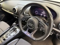 USED 2018 68 AUDI A3 1.5 TFSI CoD 35 Black Edition Sportback 5dr Petrol S Tronic Euro 6 (s/s) (150 ps) Virtual Cockpit