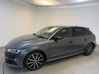 USED 2018 68 AUDI A3 1.5 TFSI CoD 35 Black Edition Sportback 5dr Petrol S Tronic Euro 6 (s/s) (150 ps) Virtual Cockpit